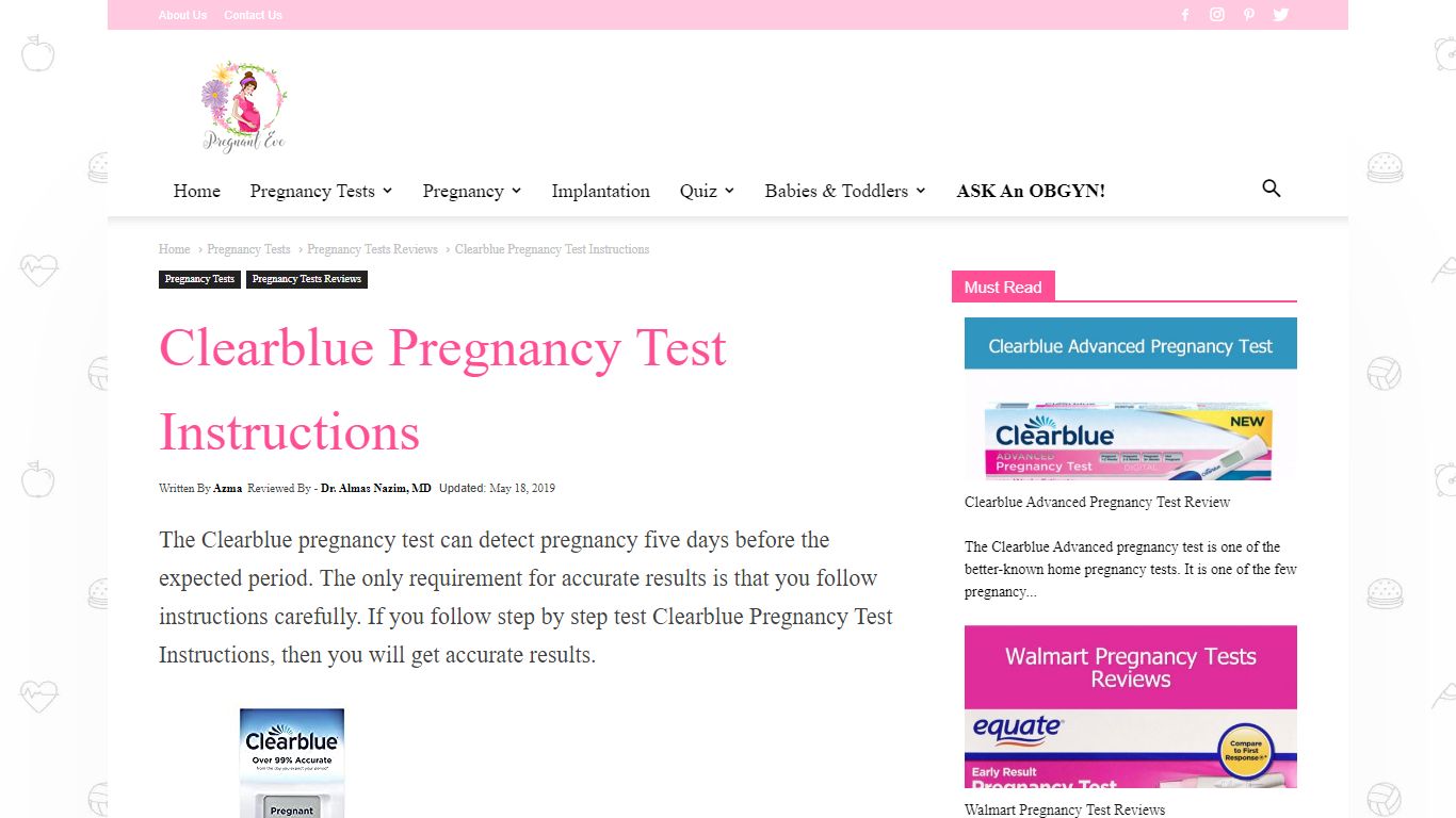 [Buy] Clearblue Pregnancy Test Instructions: How To Use ClearBlue?