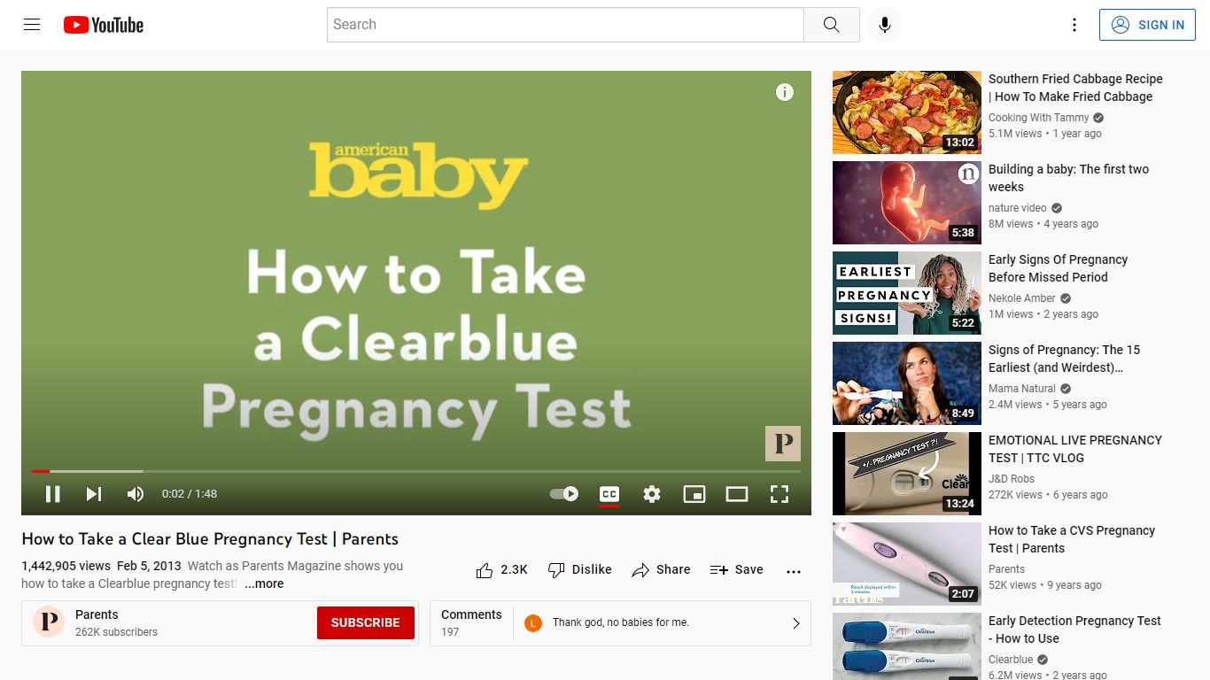 How to Take a Clear Blue Pregnancy Test | Parents - YouTube